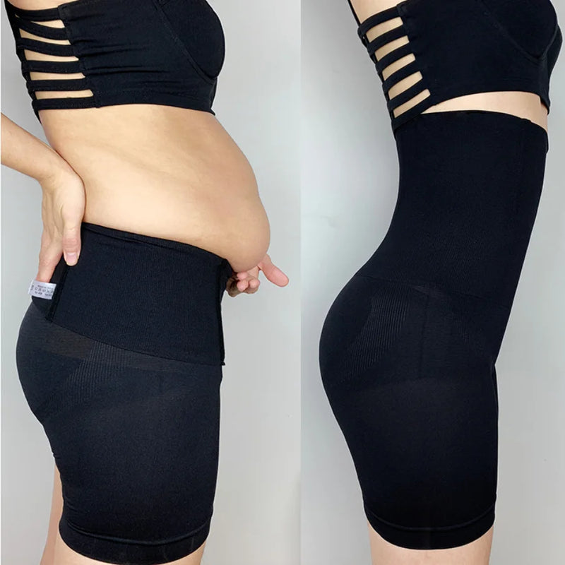 SH-0012 women underwear lady high waist lift hip body shaper plus boxer brief safety pants bundle waist plus size shaping shorts