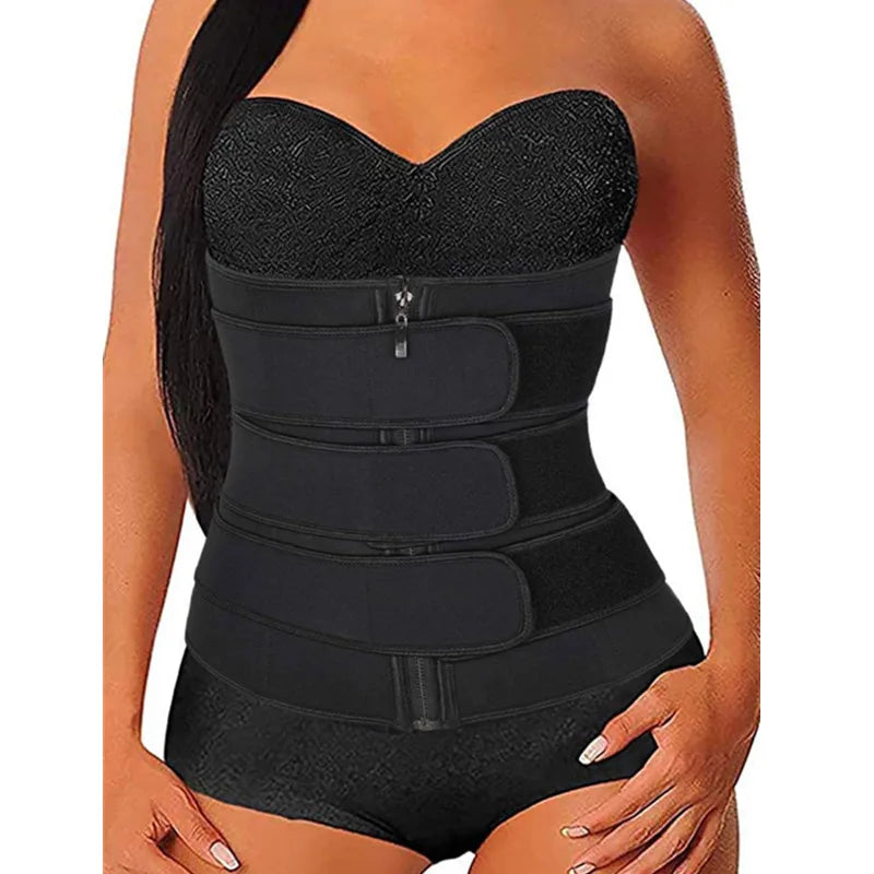 Waist Trainer Body Shaper Modeling Corset Sweat Belt Waist Trainer Thermo Slimming Belts for Women Women's Binders and Shapers