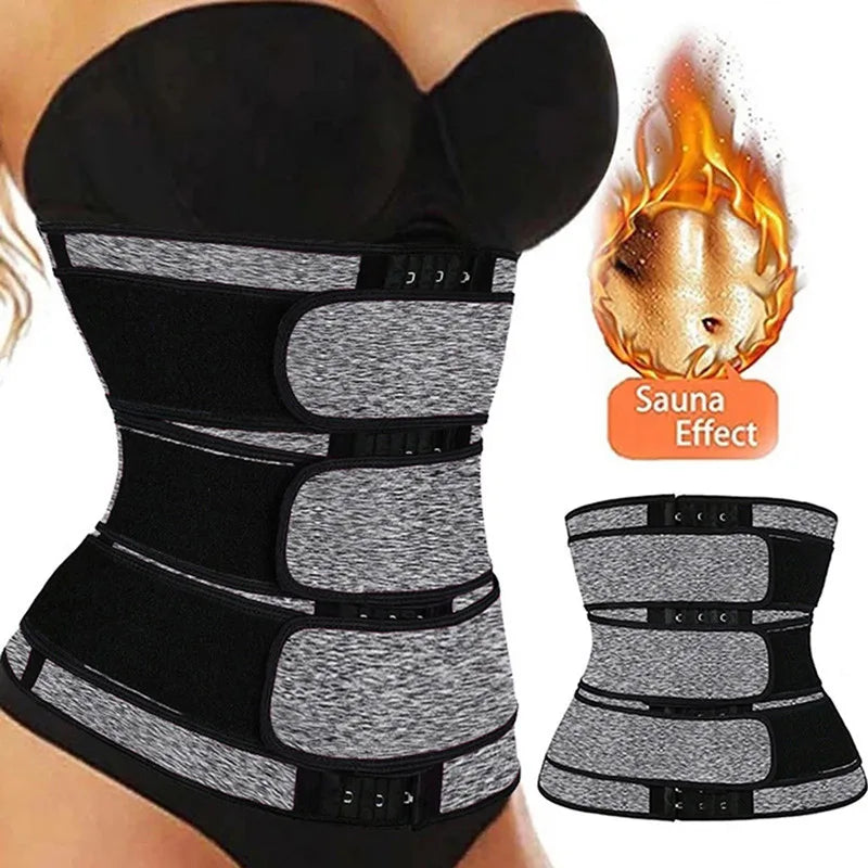 Waist Trainer Body Shaper Modeling Corset Sweat Belt Waist Trainer Thermo Slimming Belts for Women Women's Binders and Shapers